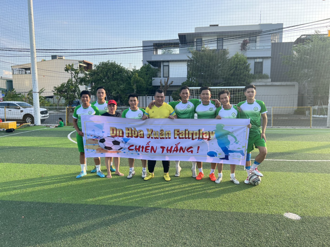 Đội bóng của Hội Doanh nghiệp Hòa Xuân tham gia Giải bóng đá Cup Vietec Miền Trung 2023